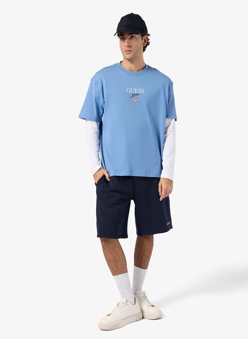 GUESS Embroidered Shorts